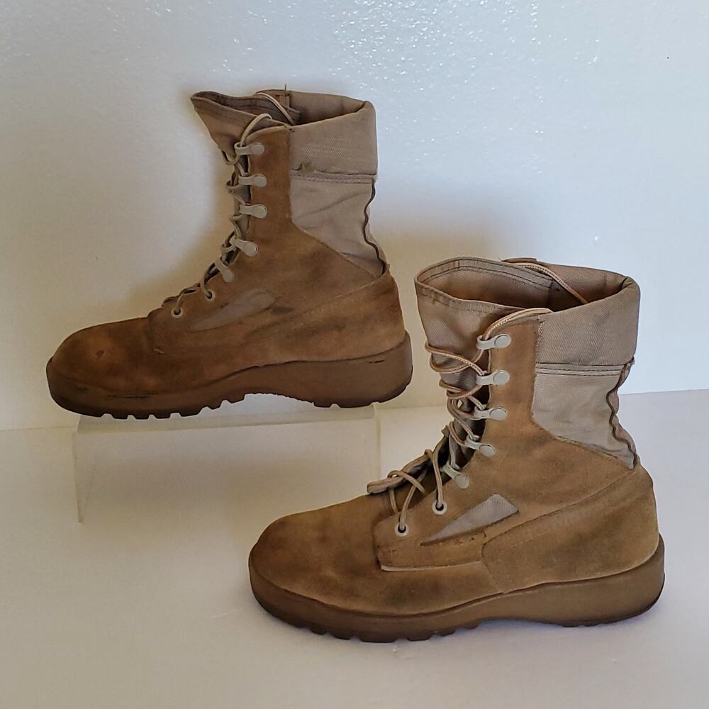 Belleville Hot Weather Sand Flight Combat Boots Men 04.5 W 380DES Womens 6.5
